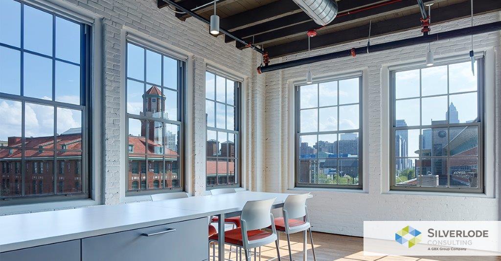 Silverlode/GBX Group office with table and chairs.